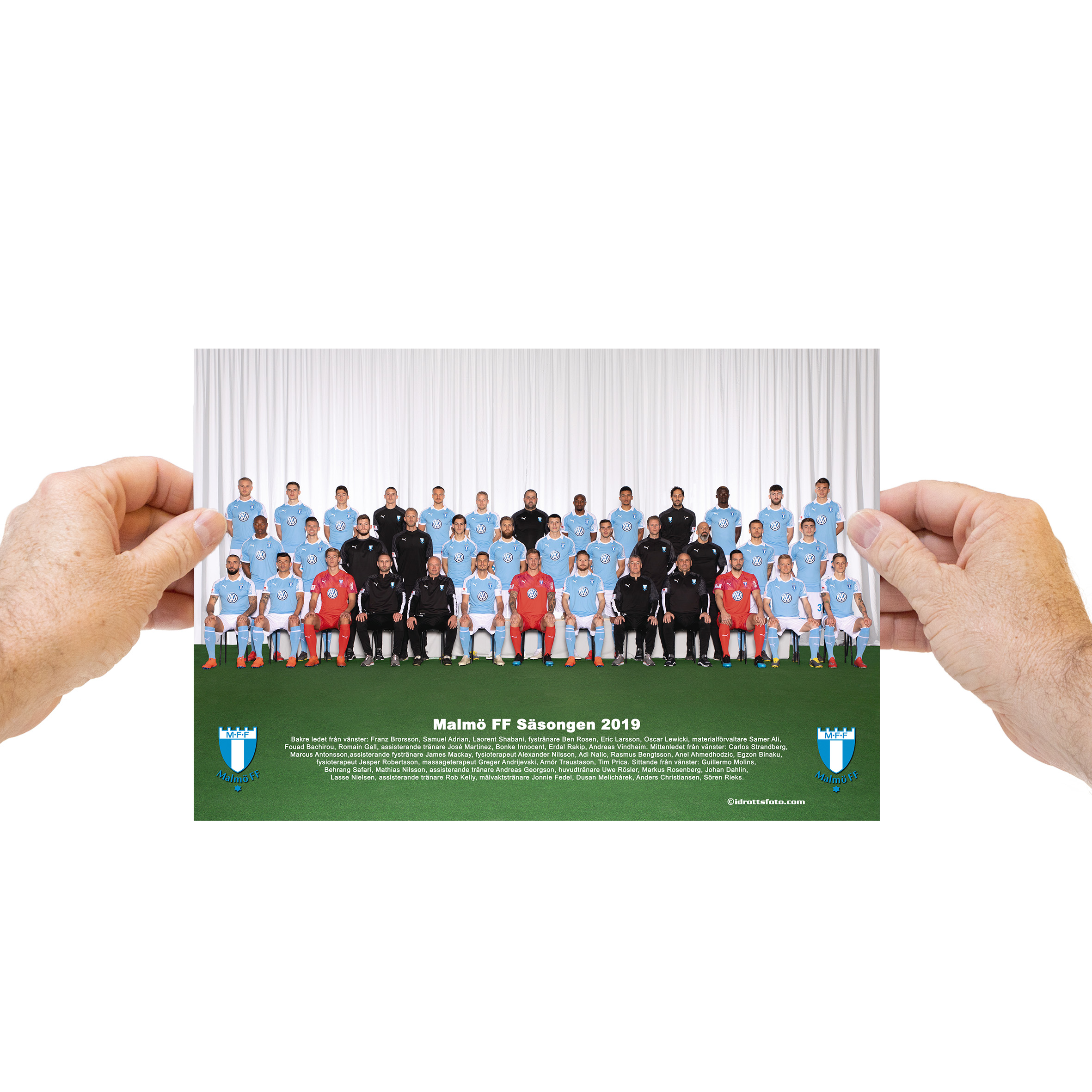 Lagbild med text samt klubblogga 21x30,5 cm - Bild 2